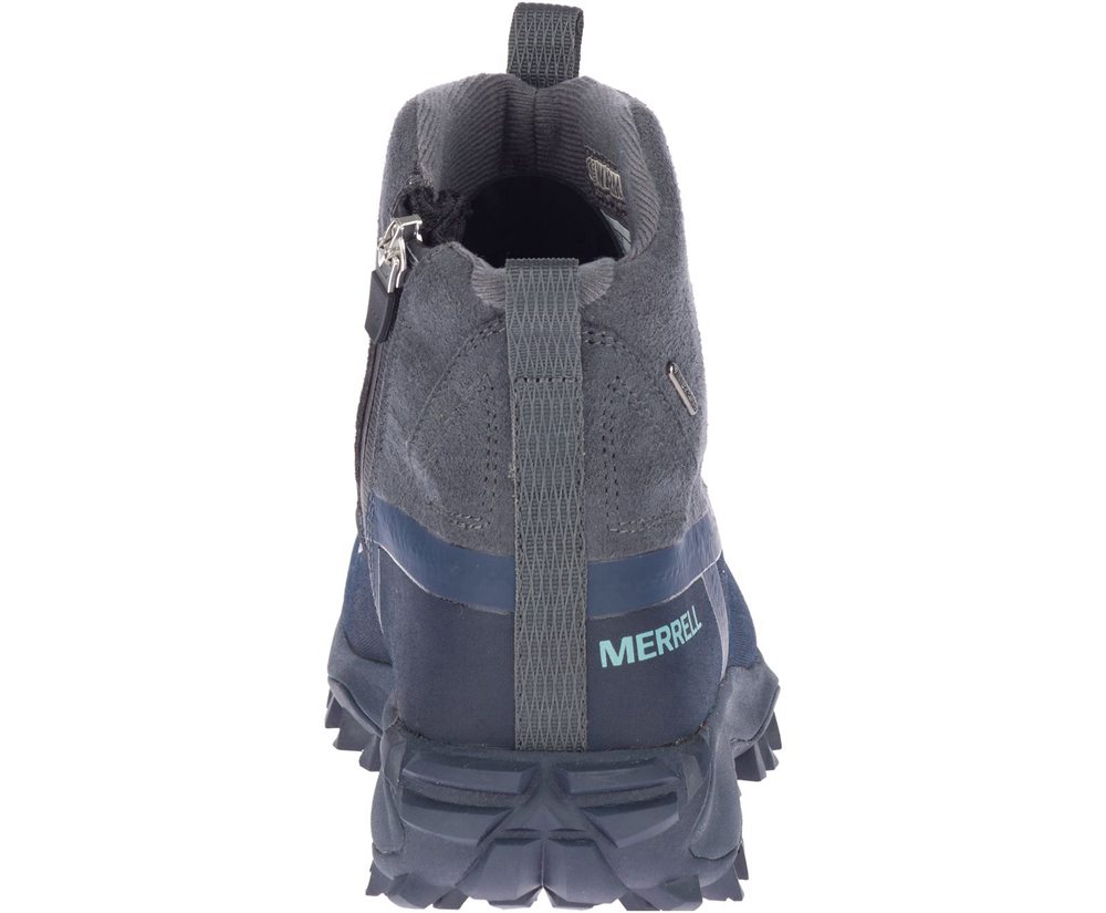 Merrell Støvler Dame - Thermo Snowdrift Zip Mid Shell - Grå - SVN390625